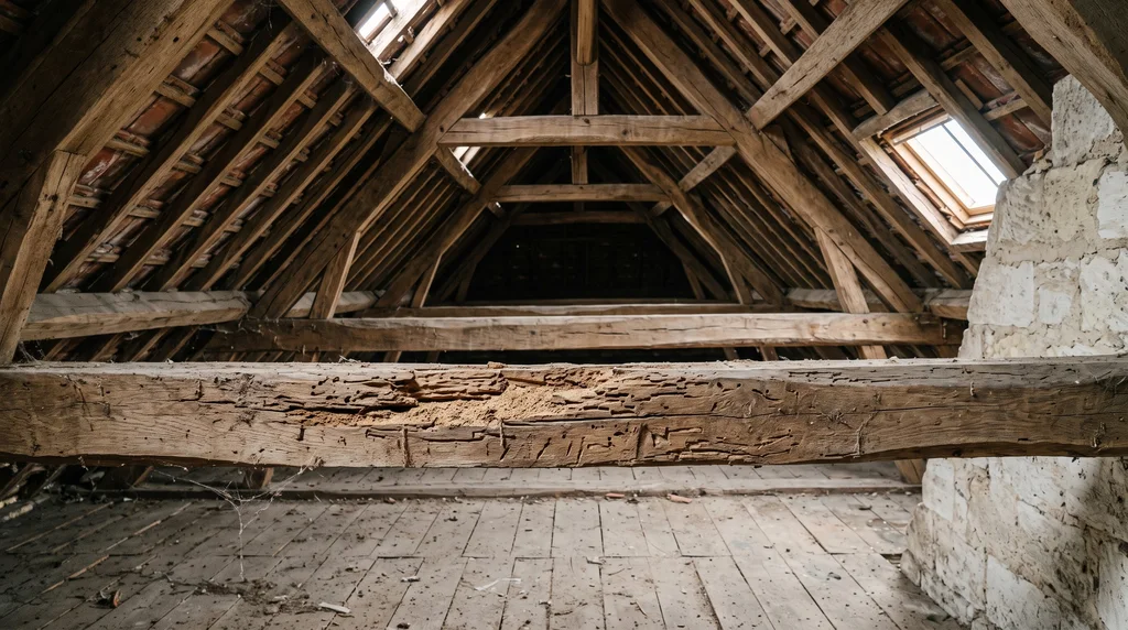Bois de structure et charpente — sondage des bois — Termites à La Roche-sur-Yon